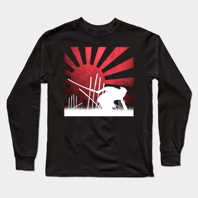 16 Swords-(Seven Samurai) Long Sleeve T-Shirt by Ironmatter